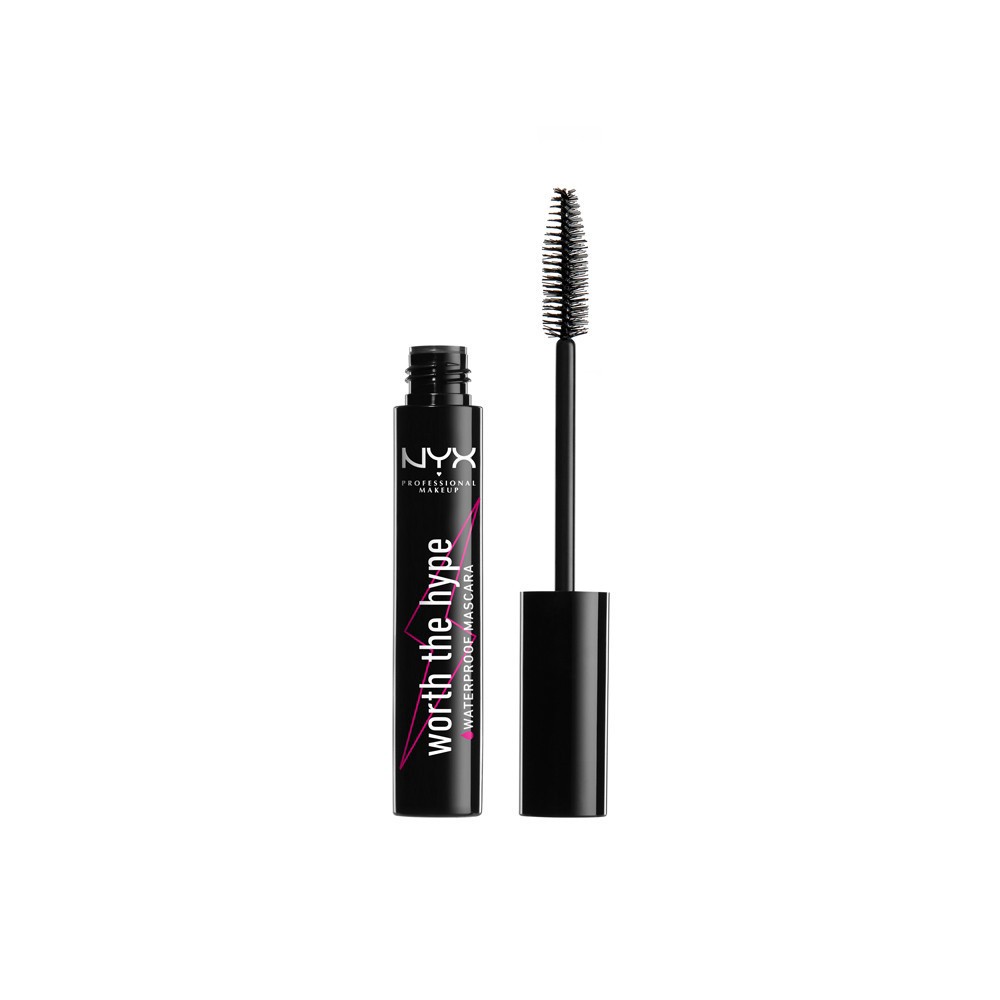 slide 2 of 3, NYX Professional Makeup Worth The Hype Waterproof Mascara Black, 1 ct