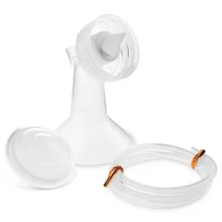 Spectra Breast Pump Flange Breastshield Set - 20mm: Silicone, Compatible With Most Breast Pumps, 1 Count