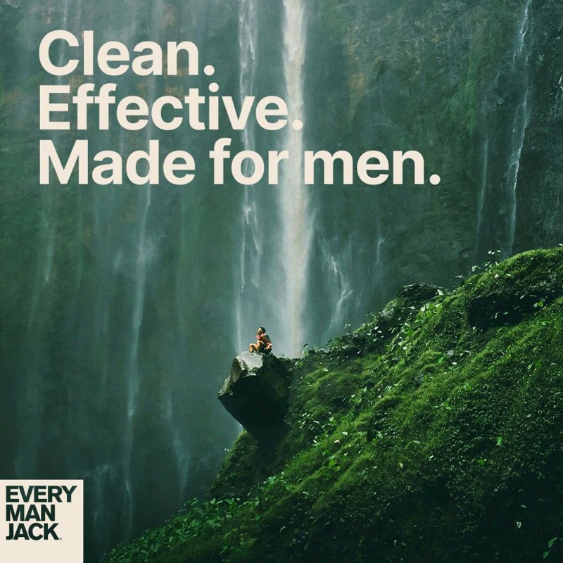 slide 6 of 8, Every Man Jack Men's Nourishing Beard + Face Wash with Aloe and Coconut - Sandalwood - 6.7 fl oz, 6.7 fl oz