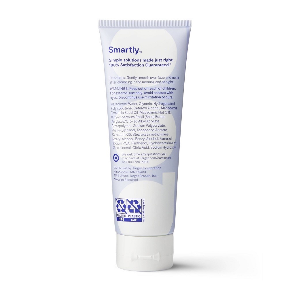 slide 4 of 4, Unscented Facial Lotion - 4oz - Smartly, 4 oz