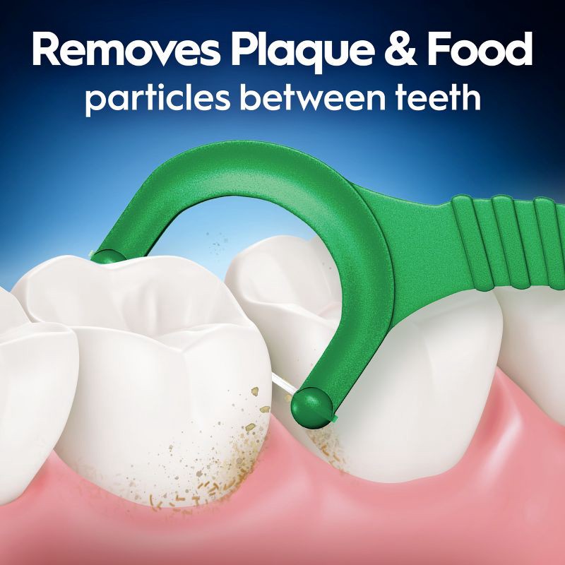 slide 2 of 11, Oral-B Glide Mint Dental Floss Picks with Long Lasting Scope Flavor - 150 Picks, 1 ct