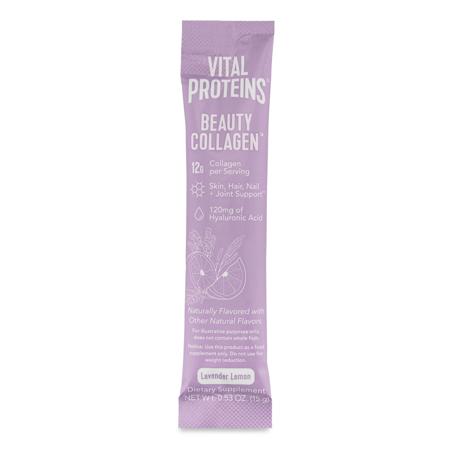 slide 1 of 4, Vital Proteins Beauty Collagen Supplement Powder - Lavender Lemon - 1ct - 0.53oz, 0.53 oz