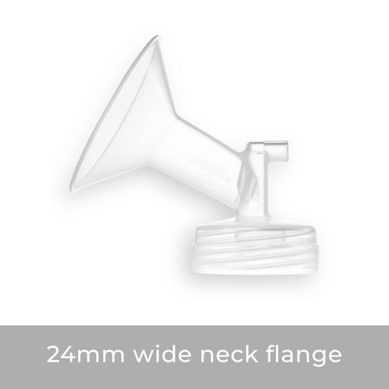 slide 5 of 6, Spectra Breast Pump Premium Accessory Kit with 24mm Breast Flange, Replacement Parts and Bottle, 1 ct
