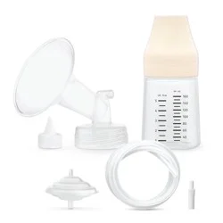 Spectra Breast Pump Premium Accessory Kit with 24mm Breast Flange, Replacement Parts and Bottle