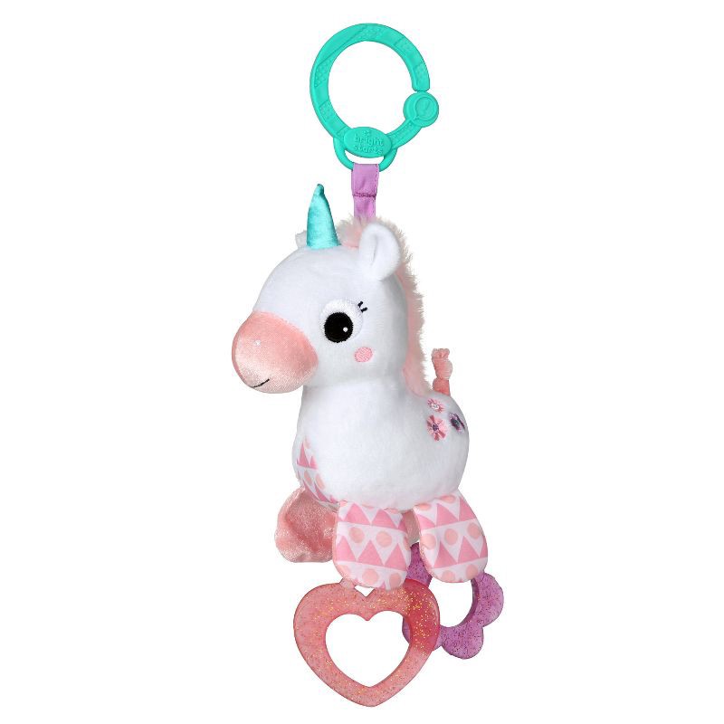 slide 1 of 1, Bright Starts Sparkle & Shine Taggies Unicorn, 1 ct