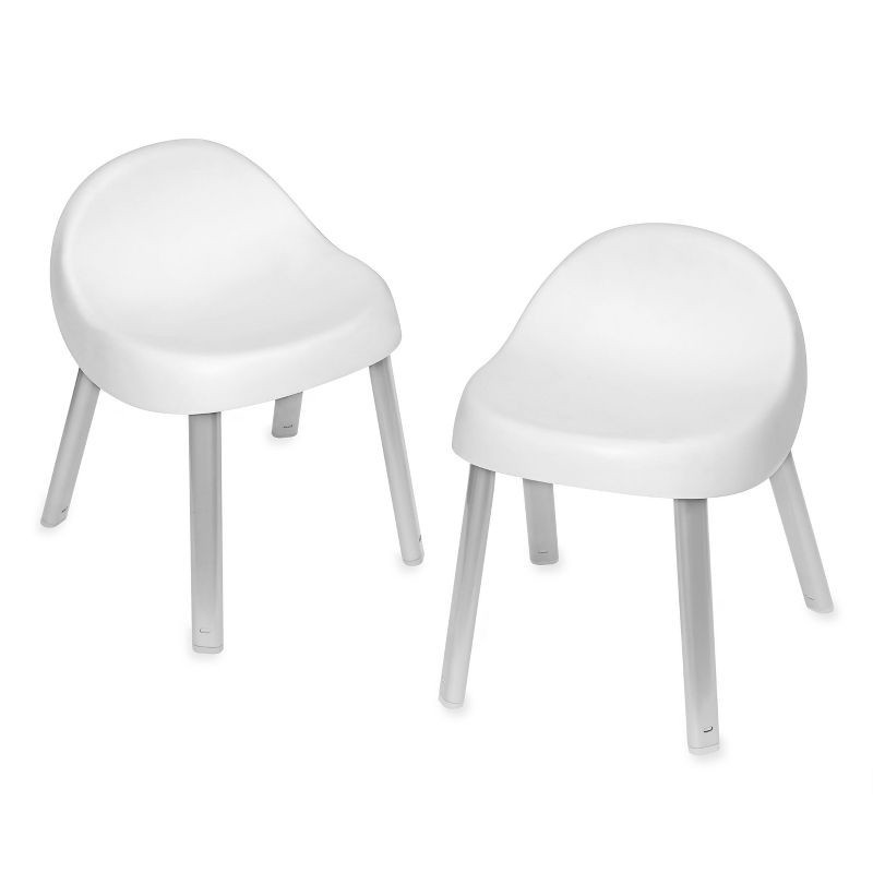 slide 5 of 8, Skip Hop Explore & More Kids' Chair 2pk - White, 2 ct