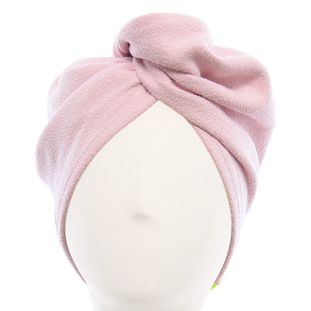 slide 4 of 6, AQUIS Original Hair Drying Turban - Pink, 1 ct