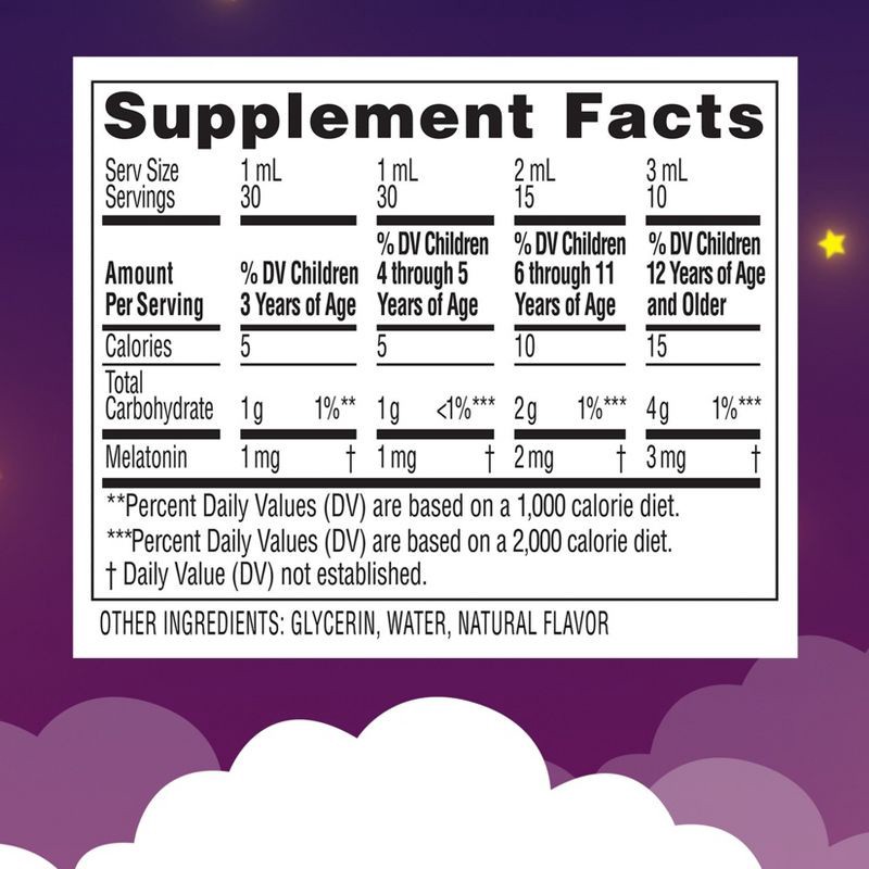 slide 7 of 10, Zarbee's Kid's Sleep Liquid with Melatonin, Drug-Free & Non-Habit Forming-Natural Berry -1 fl oz, 1 fl oz