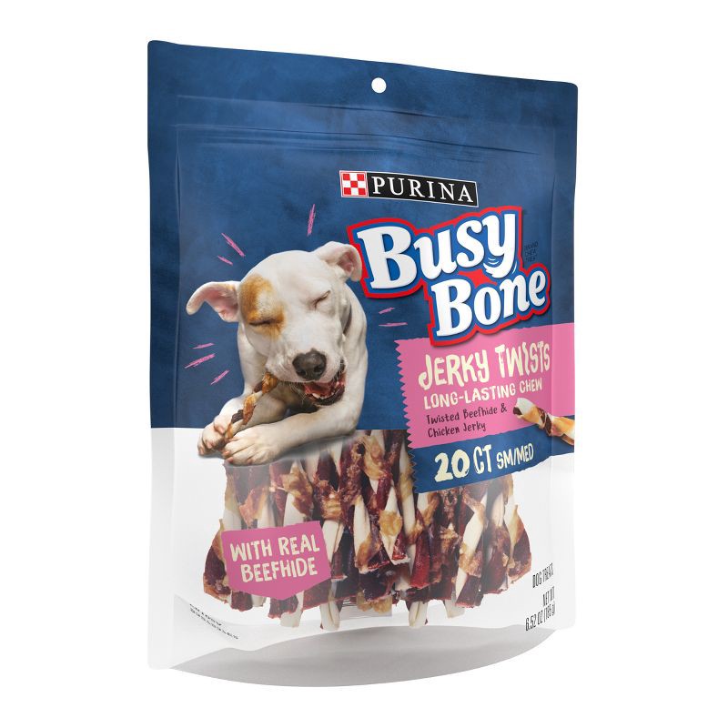 slide 5 of 7, Busy Strips Chicken and Beef Chewy Dog Treats - 6.52oz, 6.52 oz