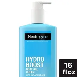 Neutrogena Hydro Boost Hydrating Body Gel Cream with Hyaluronic Acid for Normal to Dry Skin - 16oz