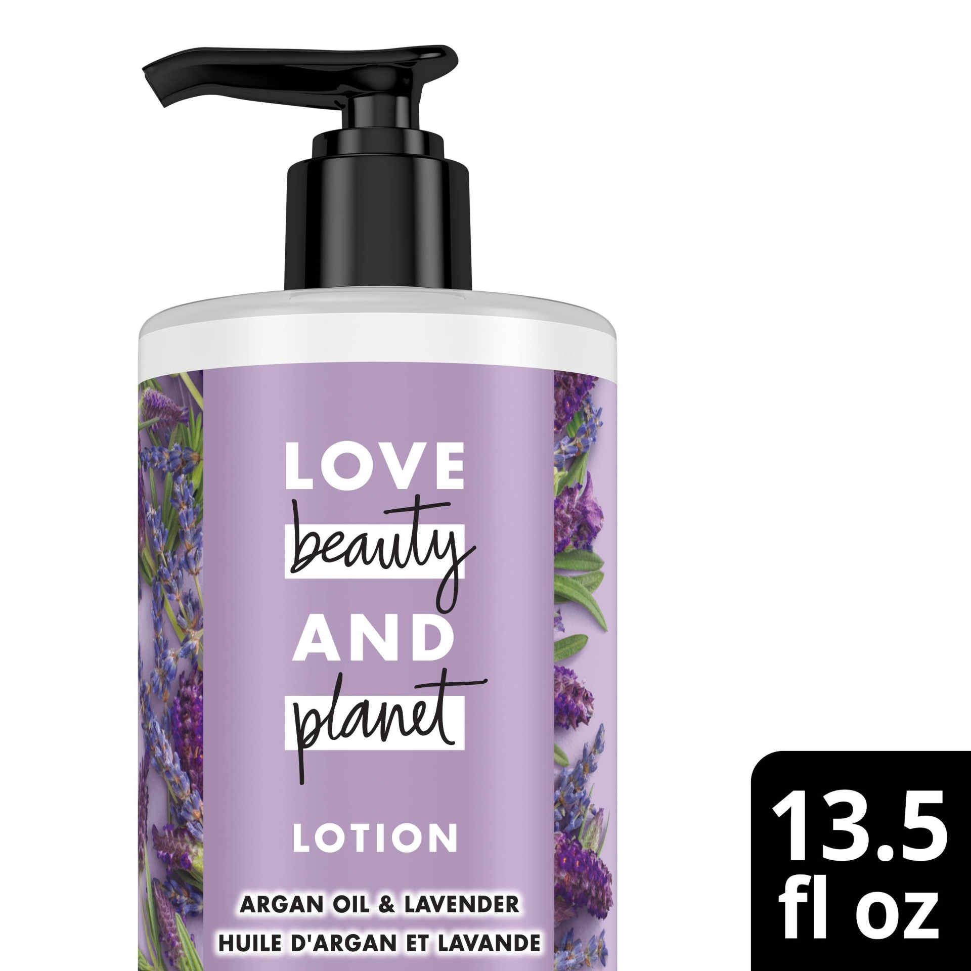 slide 1 of 5, Love Beauty and Planet Love Beauty & Planet Argan Oil and Lavender Hand and Body Lotion - 13.5oz, 13.5 oz