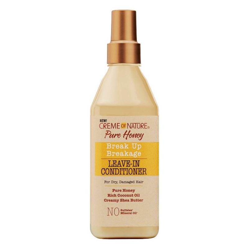 slide 1 of 3, Creme of Nature Pure Honey Break Up Breakage Leave-In Conditioner - 8oz, 8 oz