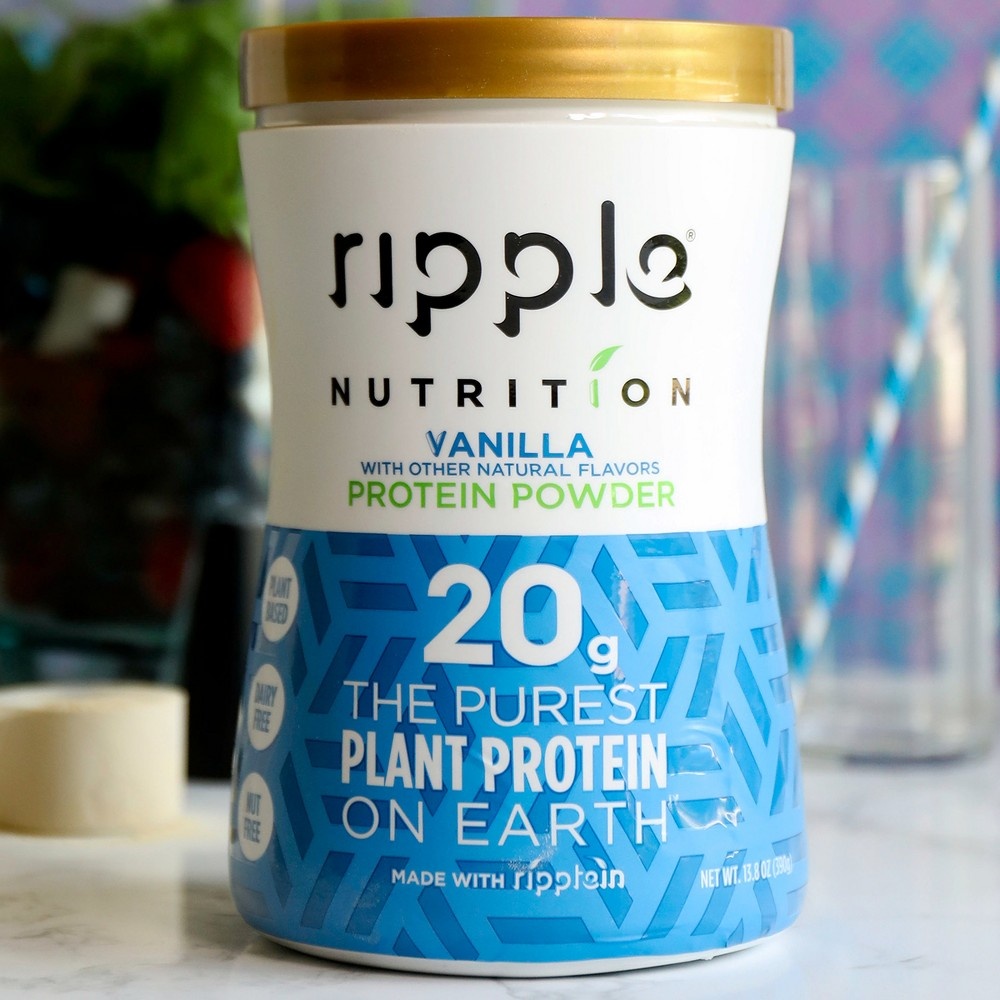 slide 2 of 3, Ripple Protein Powder - Vanilla, 13.8 oz