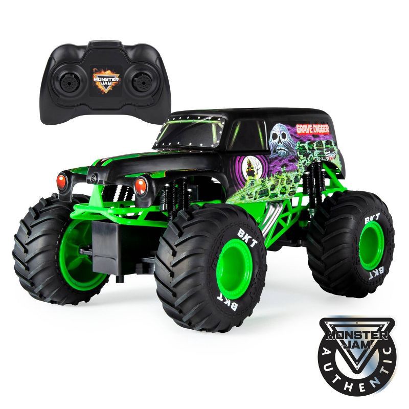 slide 1 of 1, Monster Jam Official Grave Digger Remote Control Truck 1:15 Scale, 2.4GHz, 1 ct