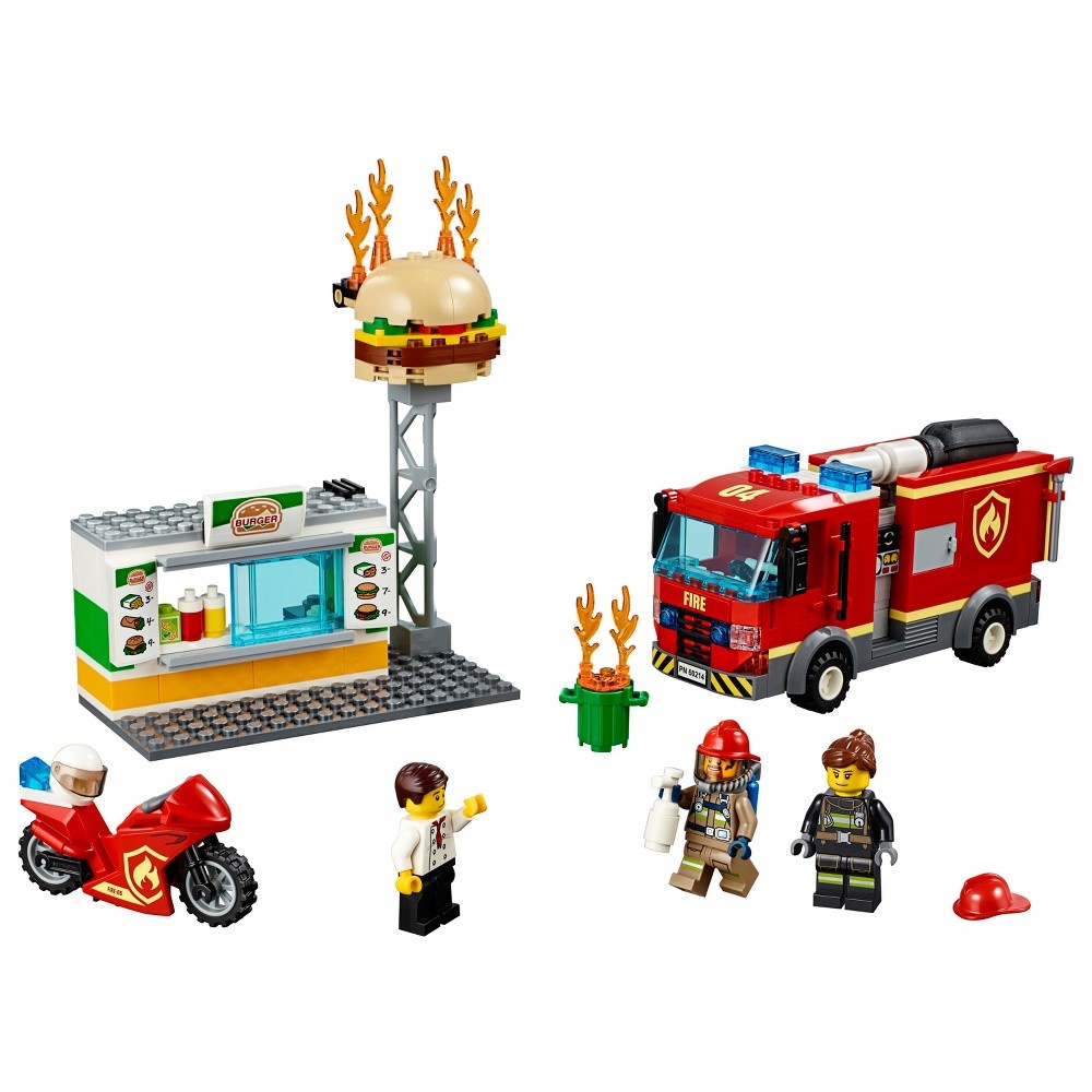 slide 2 of 7, LEGO City BurGer Bar Fire Rescue, 1 ct