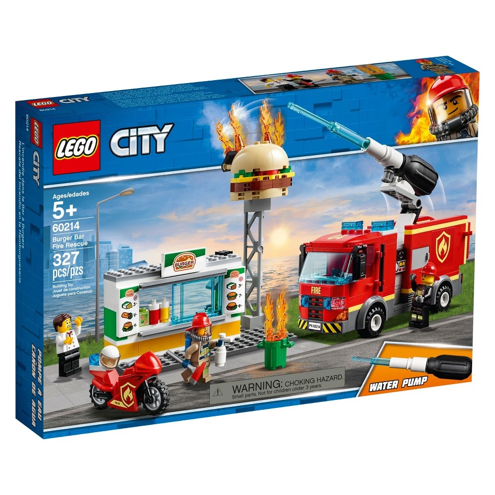 slide 4 of 7, LEGO City BurGer Bar Fire Rescue, 1 ct