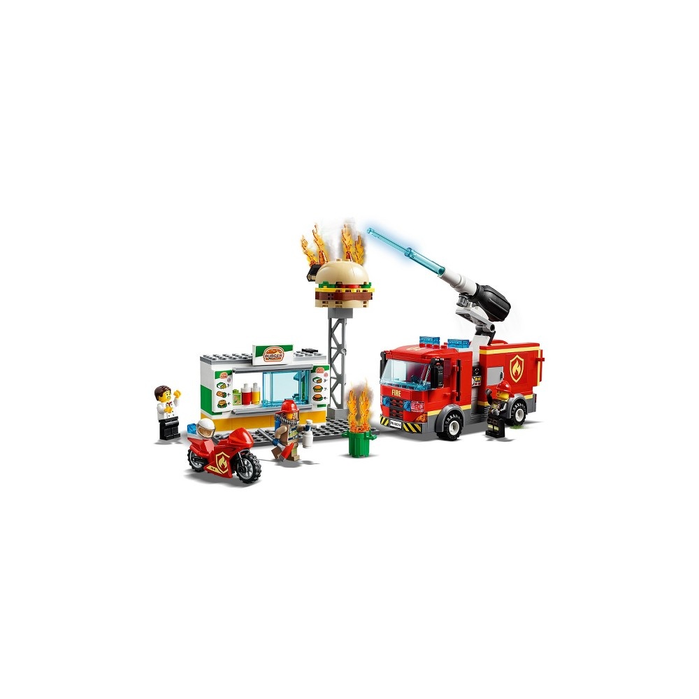 slide 6 of 7, LEGO City BurGer Bar Fire Rescue, 1 ct