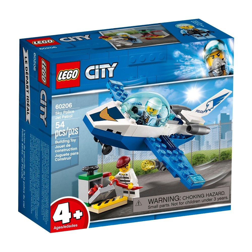 slide 5 of 7, LEGO City Sky Police Jet Patrol 60206, 1 ct