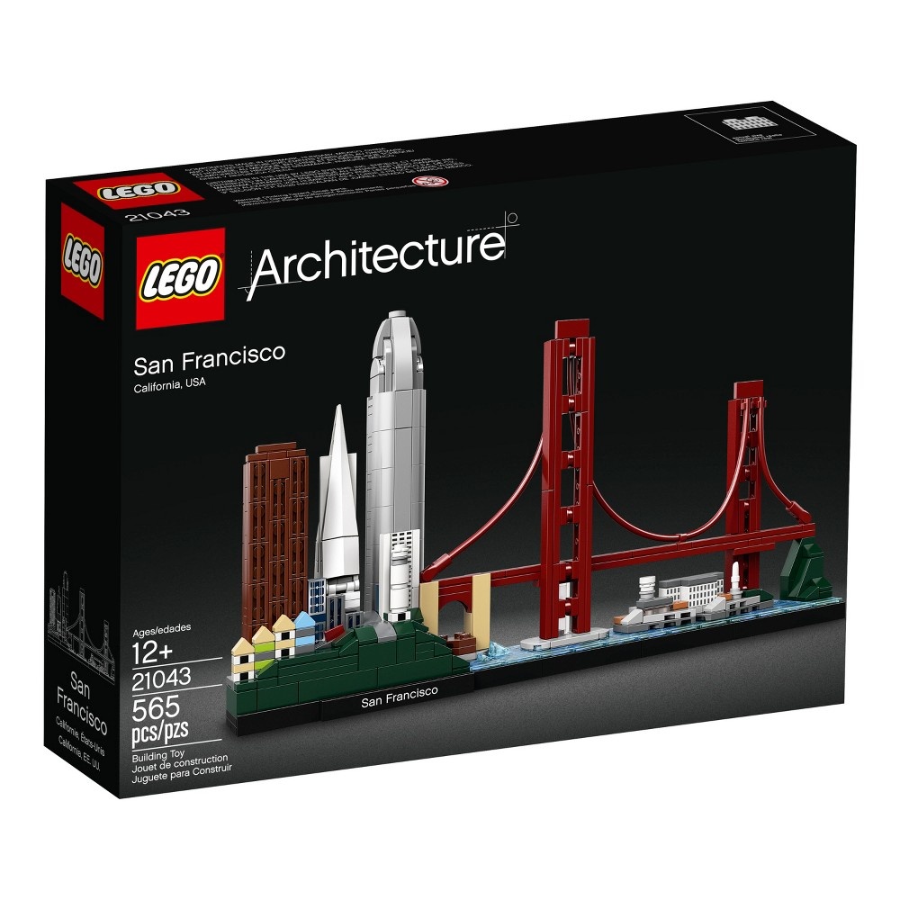 slide 3 of 6, LEGO Architecture San Francisco 21043, 1 ct
