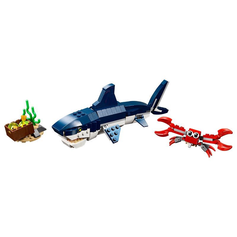 slide 2 of 7, LEGO Creator 3 in 1 Deep Sea Creatures Shark Toy Set 31088, 1 ct