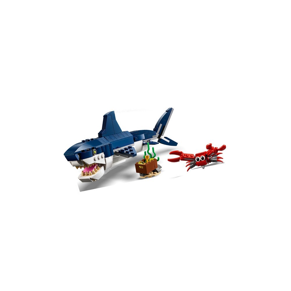 slide 7 of 7, LEGO Creator Deep Sea Creatures Building Kit Sea Animal Toys for Kids 31088, 1 ct