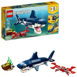 LEGO Creator 3 in 1 Deep Sea Creatures Shark Toy Set 31088