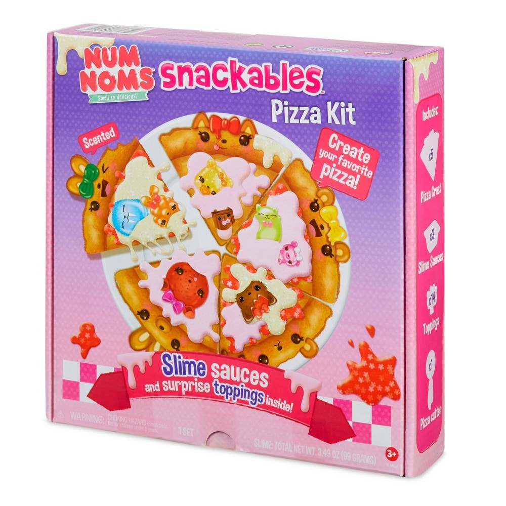 slide 5 of 6, Num Noms Snackables Pizza Kit with New Slime Surprises, 1 ct