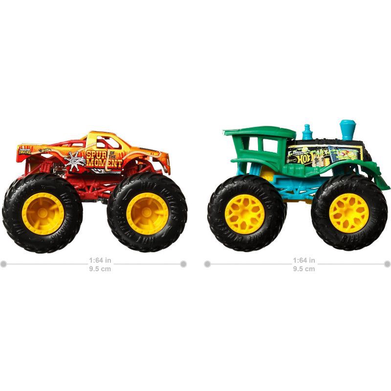 slide 2 of 6, Hot Wheels Monster Trucks Diecast Demolition Doubles 2pk - 1:64 Scale, 2 ct