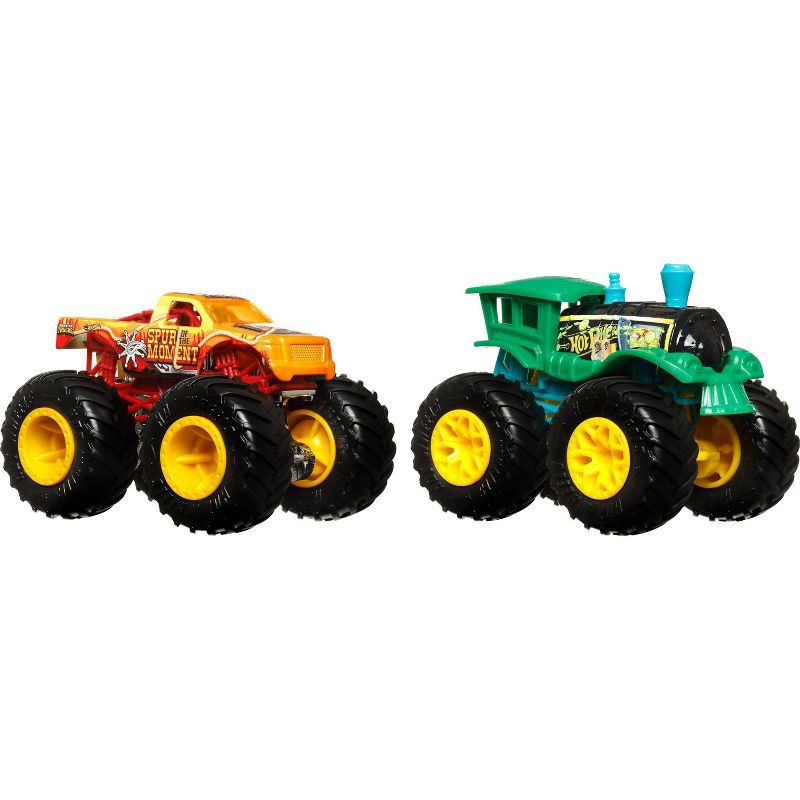 slide 1 of 6, Hot Wheels Monster Trucks Diecast Demolition Doubles 2pk - 1:64 Scale, 2 ct