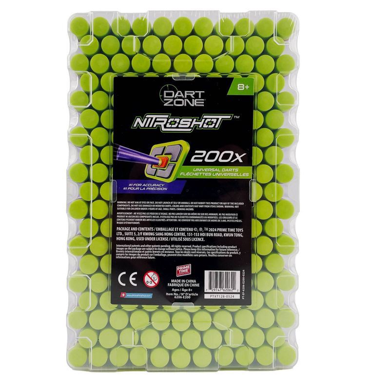 slide 5 of 7, Dart Zone Covert Ops Dart Zone Nitroshot 200-Piece Dart Blaster Refill Pack, 1 ct