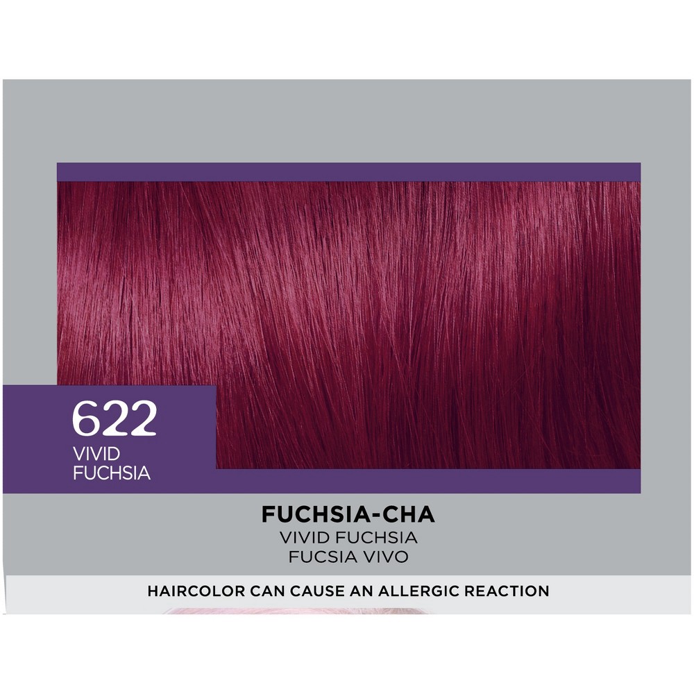 slide 5 of 9, L'Oreal Paris Féria Multi - Faceted Shimmering Permanent Hair Color - Fuchsia - Cha, 1 ct