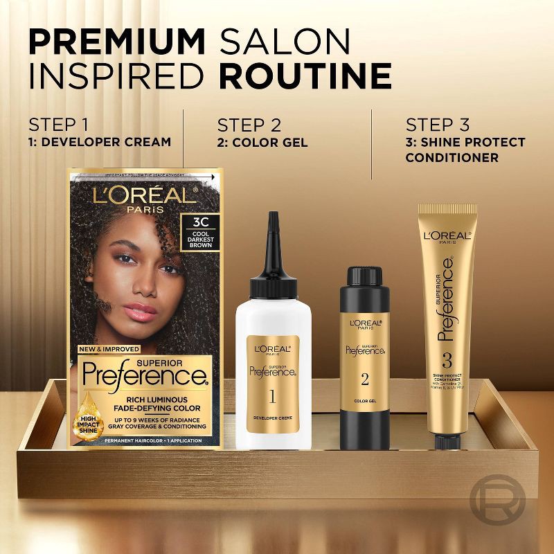 slide 3 of 9, L'Oreal Paris Fade - Defying Color + Shine System Permanent Hair Color - Soft Silver Blonde, 1 ct
