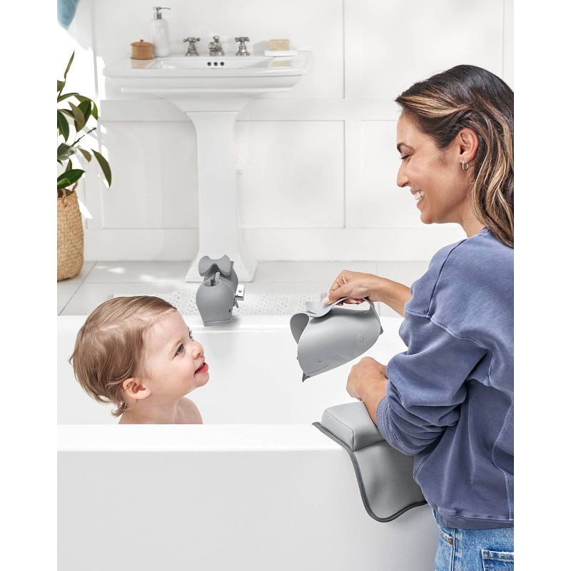 slide 12 of 13, Skip Hop Moby Waterfall Baby Bath Rinser - Gray, 1 ct