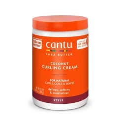 Cantu Natural Hair Coconut Curling Cream with Shea Butter - 25oz