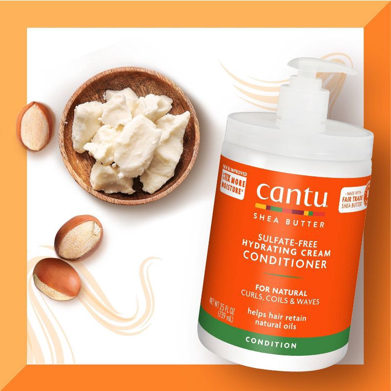 slide 6 of 8, Cantu Shea Butter Hydrating Cream Conditioner - 25 fl oz, 25 oz