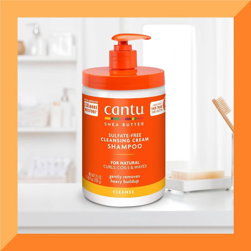 slide 5 of 8, Cantu Shea Butter Natural Hair Cleansing Cream Shampoo - 25 fl oz, 25 oz