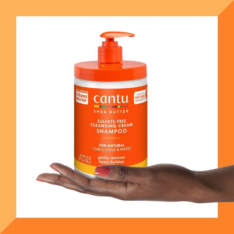 slide 8 of 9, Cantu Shea Butter Natural Hair Cleansing Cream Shampoo - 25oz, 25 oz