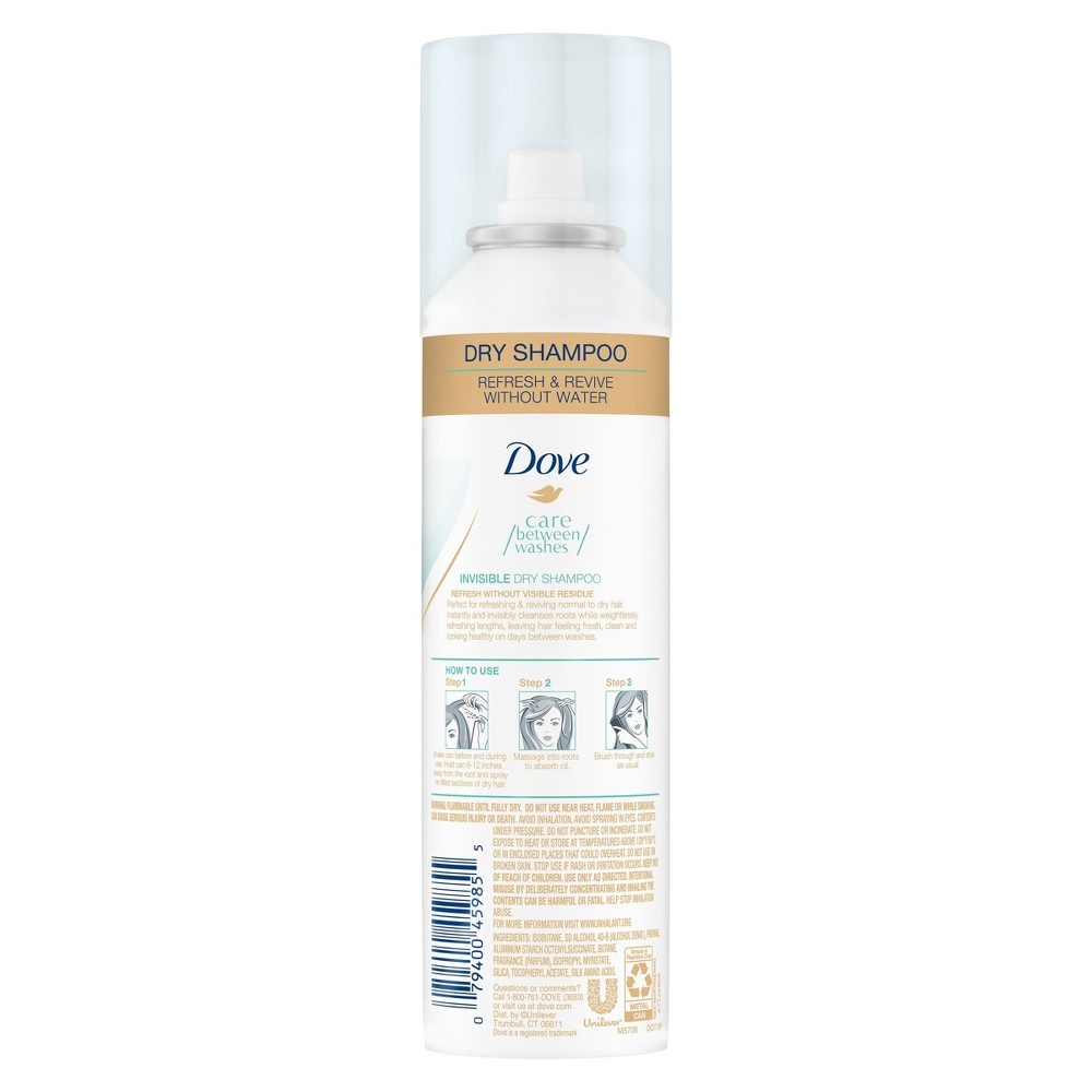 slide 2 of 4, Dove Beauty Dove Invisible Dry Shampoo, 5 oz