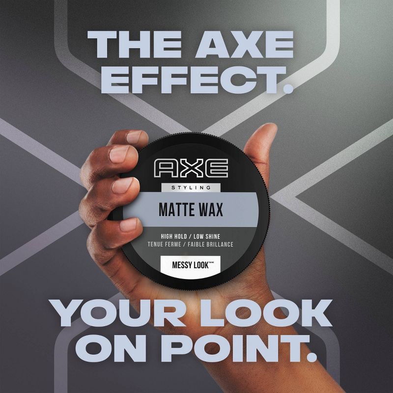 slide 5 of 8, Axe Urban Messy Look Epic Hold Matte Hair Wax - Travel Size - 2.64oz, 2.64 oz