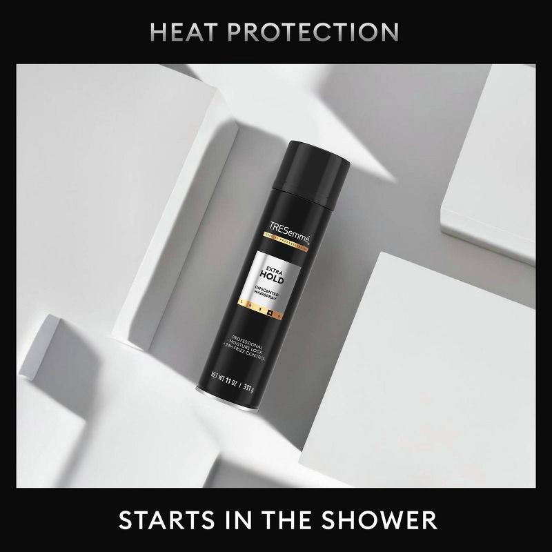 slide 5 of 9, Tresemme Extra Hold Unscented Hairspray for 24-Hour Frizz Control - 11oz, 11 oz