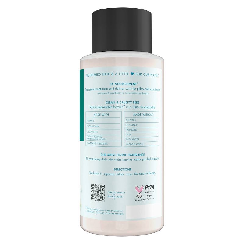 slide 2 of 7, Love Beauty and Planet Coconut Milk and White Jasmine Divine Definition Shampoo - 13.5 fl oz, 13.5 fl oz