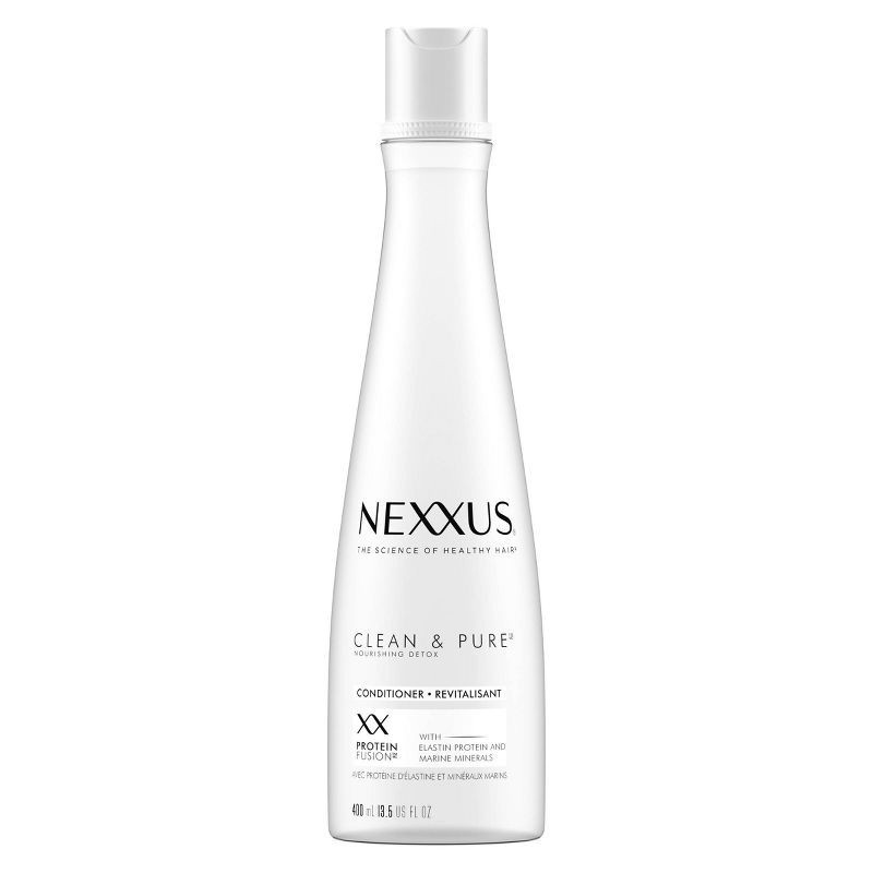 slide 1 of 9, Nexxus Clean and Pure Conditioner Nourished Hair Care with ProteinFusion - 13.5 fl oz, 13.5 fl oz