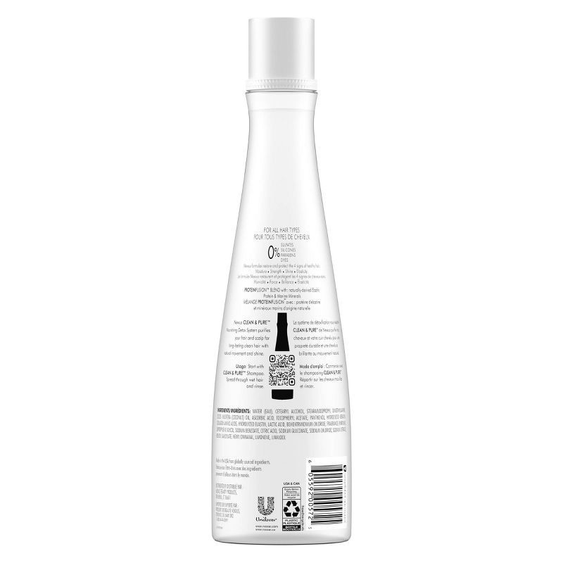 slide 10 of 10, Nexxus Clean & Pure Nourishing Detox Conditioner with Elastin Protein and Marine Minerals - 13.5 fl oz, 13.5 fl oz