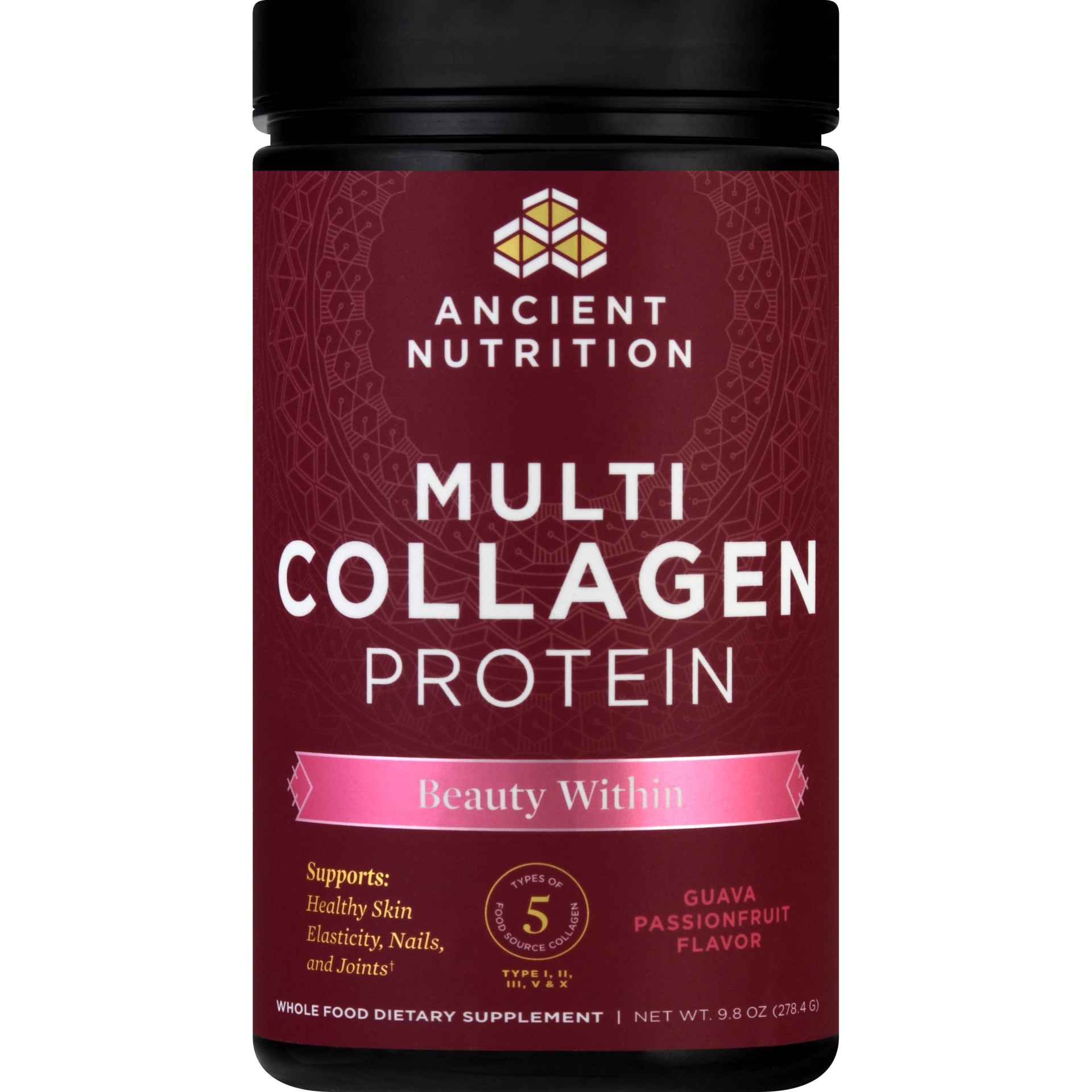 slide 1 of 6, Ancient Nutrition Beauty Within Multi Collagen Protein Powder, 9.9 oz