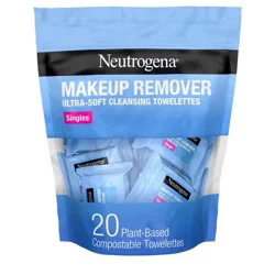 Neutrogena Makeup Remover Wipes - Ultra Soft Micellar Facial Cleansing - Singles - 20ct