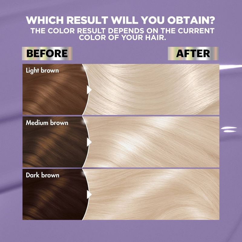 slide 3 of 12, Garnier Nutrisse Ultra Color Blondes Maximum Lightening Crème - Ultra Light Platinum, 1 ct