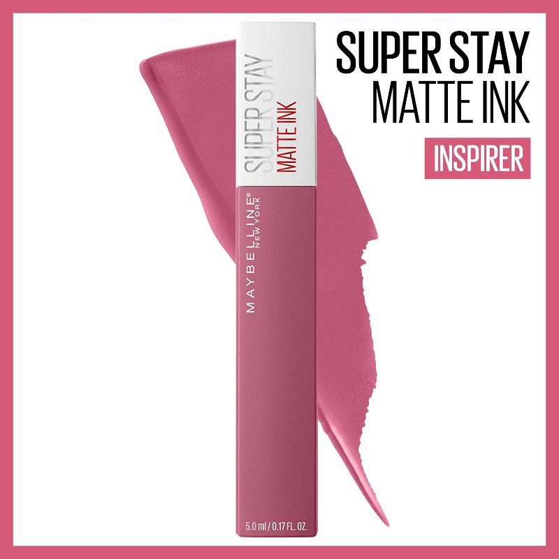 slide 2 of 7, Maybelline Superstay Matte Ink Lip Color - 125 Inspirer - 0.17 fl oz, 0.17 fl oz