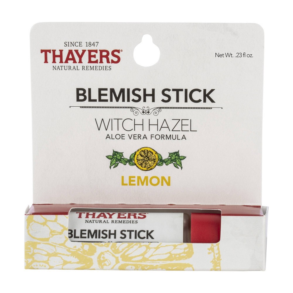 slide 2 of 6, Thayers Natural Remedies Witch Hazel Blemish Lemon Facial Stick - 0.23 fl oz, 0.23 fl oz