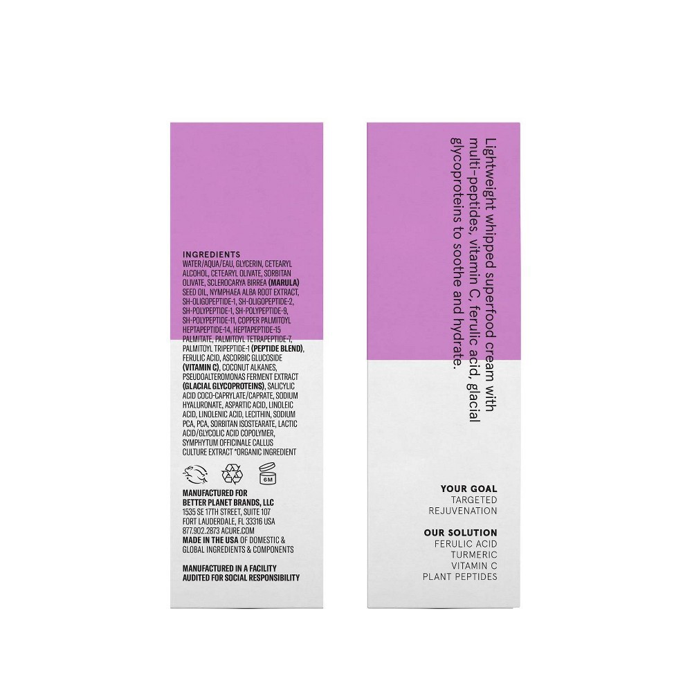 slide 3 of 5, Acure Radically Rejuvenating Whipped Night Cream Facial Moisturizer - 1.7 fl oz, 1.7 fl oz