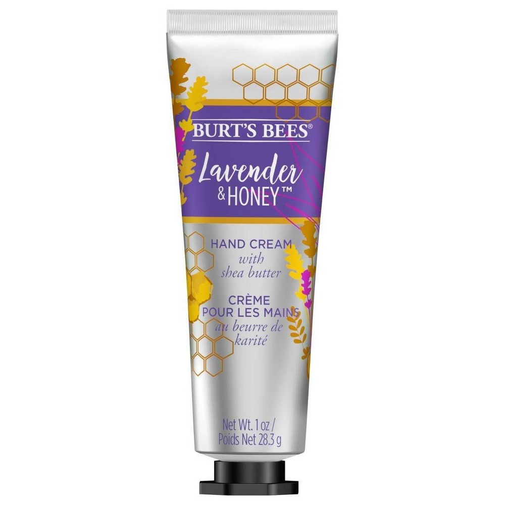 slide 2 of 9, Burt's Bees Shea Butter Lavender and Honey Hand Cream, 1 oz